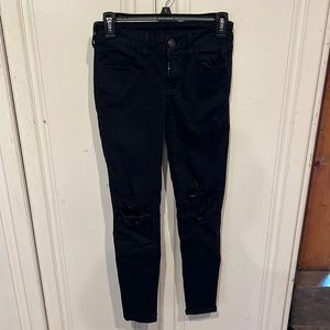 American Eagle woman’s size 2 black jeans